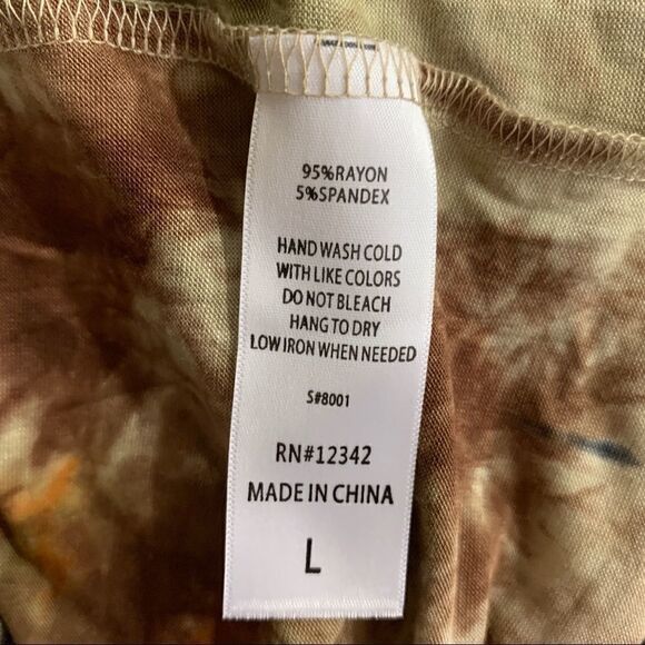 NWT Coin 1804 Tie Dye Waterfall Kimono -- L - Picture 10 of 12